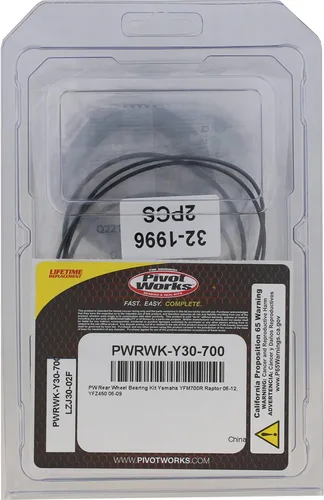 Vista 4 de Pivot Works PWRWK-Y30-700 Kit de rodamientos de rueda trasera