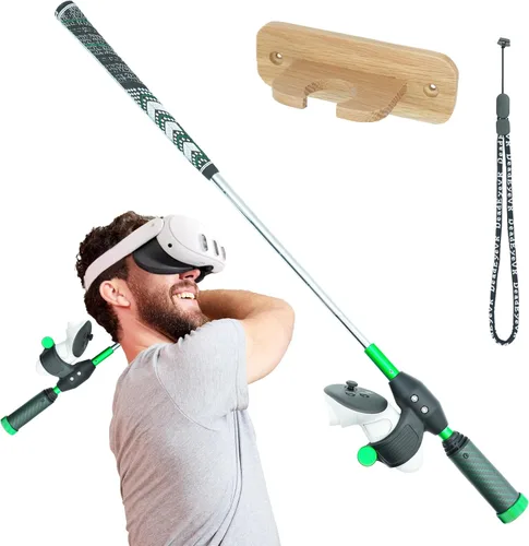 Vista 9 de DeadEyeVR - DriVR Golf Club for Quest - Realistic VR Golf Simulator Handle - Weighted VR Golf Club Grip for Enhanced Play (DriVR Apex)