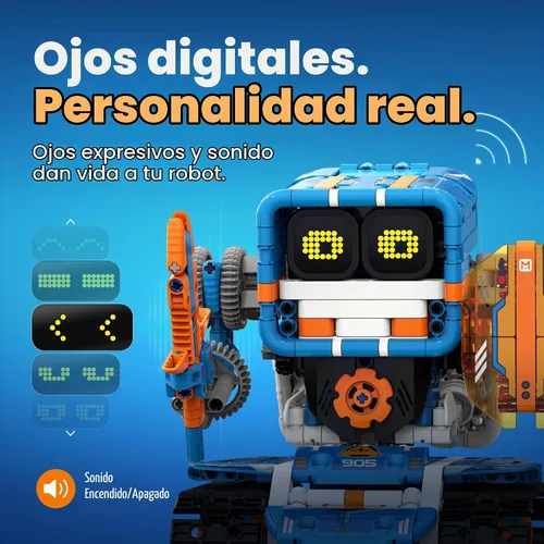 Vista 3 de Sillbird Kit de robot de construcción con control remoto, regalos STEM