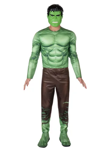 Vista 3 de Disfraz de Hombre Marvel Hulk Qualux Multicolor