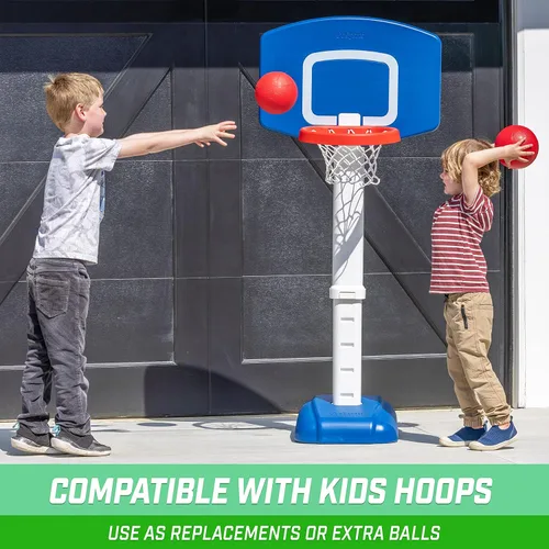 Vista 3 de GoSports Bolas de repuesto de 6 pulgadas para Little Tikes, Tot Shot y otros aros de baloncesto para niños, paquete de 3 pelotas de baloncesto