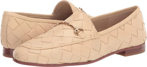 Vista 7 de Sam Edelman Mocasines Loraine Glitz para mujer, Eggshell Woven