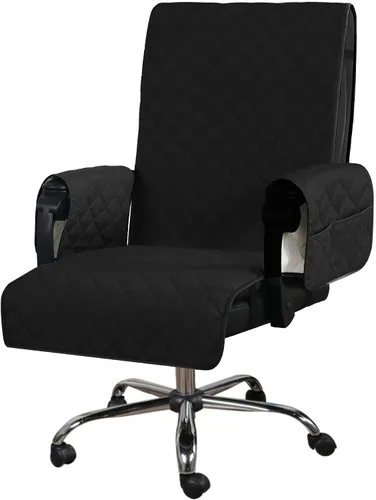 Vista 12 de H.VERSAILTEX Funda para silla de comedor resistente al agua, reversible, con hebilla antideslizante, suave, extraíble, para silla alta de gran