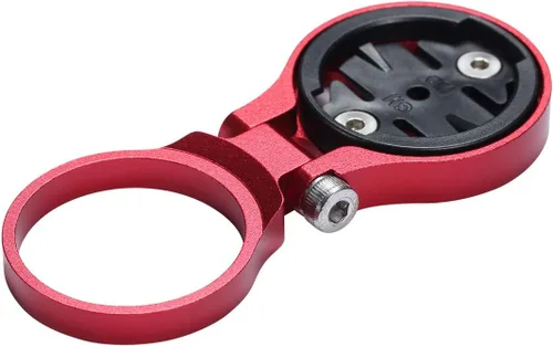 Vista 4 de Soporte de computadora ajustable para bicicleta Garmin Edge 25 130 200 500 510 520 800 810 820 1000 1030 (negro)