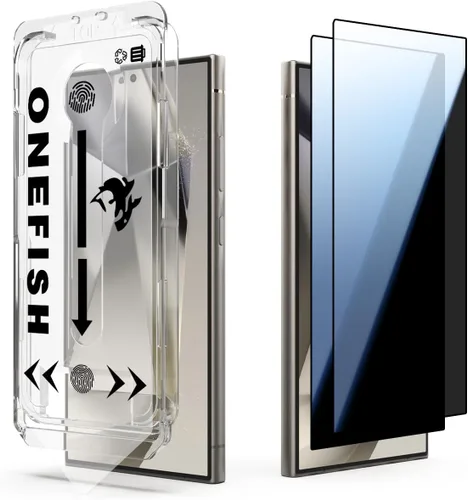 Vista 26 de OneFish Protector de pantalla de vidrio templado de borde completo para iPhone 11 Pro/XS/X de 5.8 pulgadas, paquete de 2 refuerzos de bordes, HD