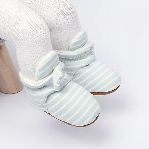 Vista 4 de Infant Booties Baby Girls Boys Snow Boots Toddler Crib Shoes Newborn Prewalker Winter Warm First Walkers Non-Slip Footwear