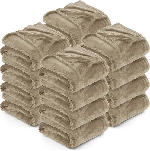 Vista 105 de Utopia Bedding - Manta de vellón de lujo, mullida, antiestática; manta de suave microfibra de 8.8 oz/yd² (300 g/m²) para sofá y cama; tamaño Gris