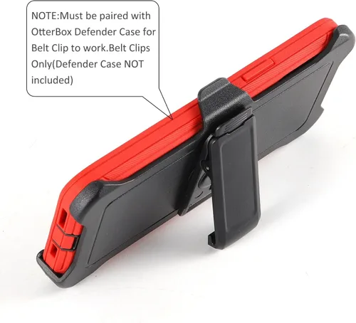 Vista 4 de Paquete de 2 fundas de repuesto para Samsung Galaxy Note 8 OtterBox Defender Series Clip para cinturón (funda no incluida)