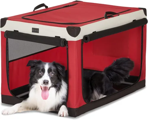 Vista 21 de Petsfit Jaula para gatos – 20 pulgadas ligera, fácil de instalar, resistente jaula portátil para perros, marco ajustable con 3 puertas de malla Verde