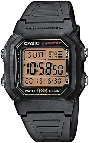Vista 5 de Casio W800HG Series Men’s Digital Watch 100 Meter Water Resistance Multi Function Alarm 100 SEC Stopwatch Auto Calendar Countdown Timer