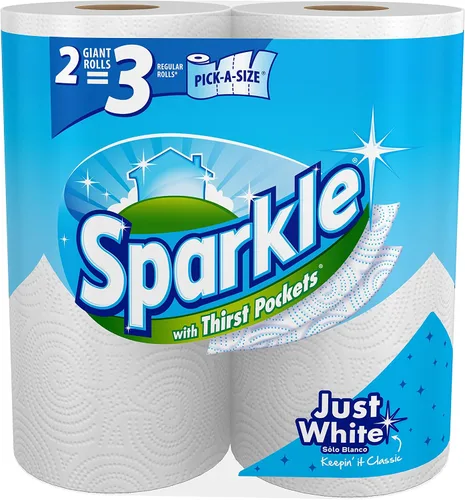 Vista 7 de Toallas de papel Sparkle, 12 = 16 rollos regulares, blanco moderno, tamaño a elección