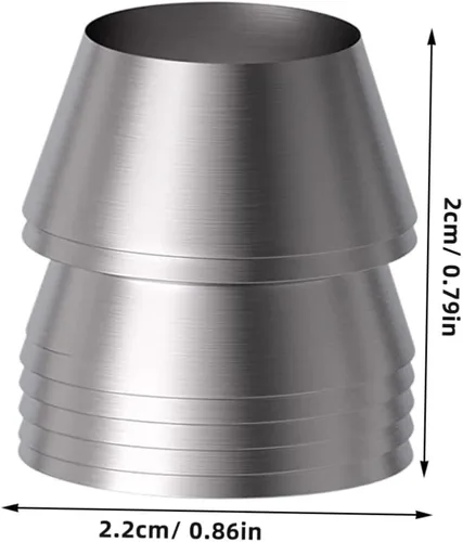 Vista 2 de Housoutil 7 Uds. Accesorios para exteriores, herramientas para madera, cónica, mango de hacha, mango de hacha de madera, cuñas de refuerzo