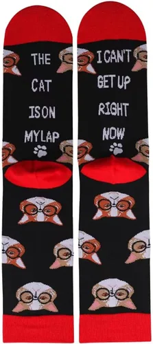 Vista 13 de KACOLOR Divertidos calcetines unisex para hombre, calcetines largos de compresión con impresión 3D