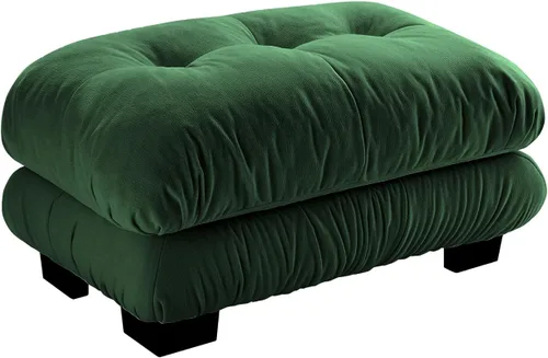Vista 75 de Sofá modular de gran tamaño de 94 pulgadas, sofás seccionales grandes de color beige y blanco para sala de estar, juego de sofá de terciopelo, sofás