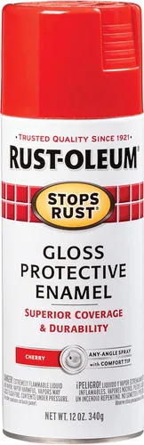 Vista 140 de Rust-Oleum 7776830 - Pintura en aerosol para prevención del óxido, 12 onzas, negro plano