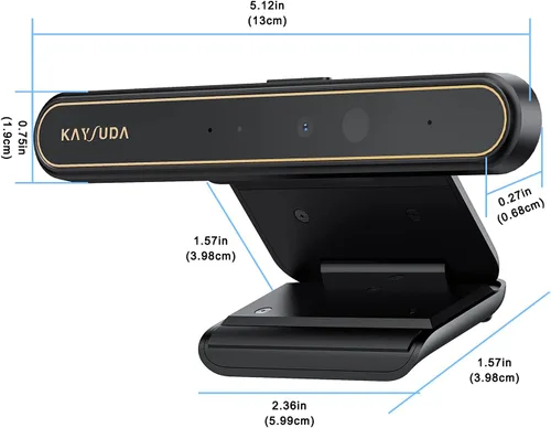 Vista 5 de Cámara USB IR de reconocimiento facial para Windows Hello, RGB 1080P (nivel de entrada) Webcam con micrófono dual