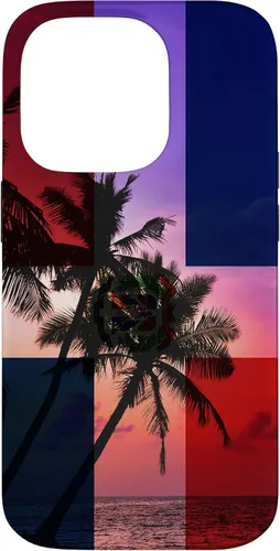 Vista 17 de Tropical Ocean Dominican Republic Flag - Dominican Pride Case for iPhone 17