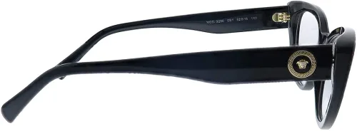 Vista 3 de Versace VE 3266 GB1_54 Gafas ovaladas de plástico negro de 2165in