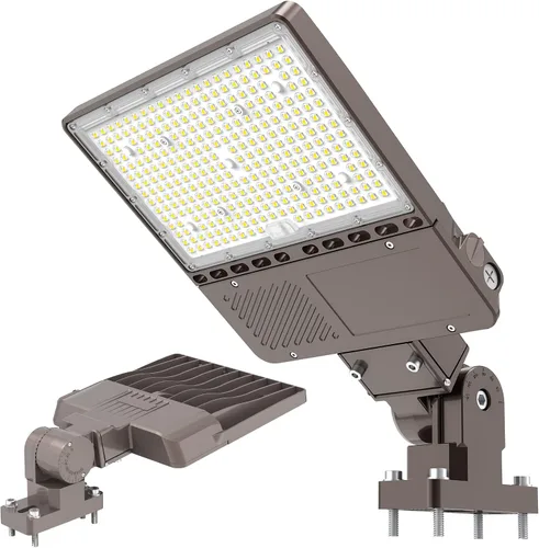 Vista 26 de Luz LED de estacionamiento de 150 W, 120 W, 90 W, ajustable, 4500 K, 5000 K, 5700 K, sintonizable hasta 22500 lm, fotocélula LED, caja de zapatos