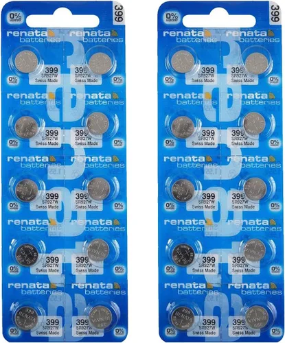 Vista 11 de Renata 399 SR927W Baterías – 1.55 V Óxido de Plata 399 Batería de reloj (2 unidades)