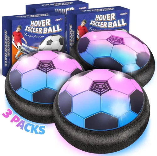 Vista 10 de Officygnet Hover Soccer Ball para Niños, Juguetes de Interior Regalos para Niños de 6, 7, 8, 9, 10, 11, 12 Años de Edad, Juguetes de Fútbol Flotante