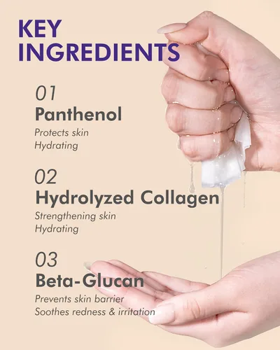 Vista 4 de DERMAL Acai Berry Collagen Essence - Mascarilla facial de 0.81 onzas (0.81 oz), paquete de 10 unidades – Hidratante y reafirmante mantiene la piel