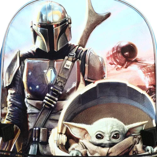 Vista 7 de Star Wars The MandalorianGrogu Baby Yoda Mochila con lonchera Negro osfa