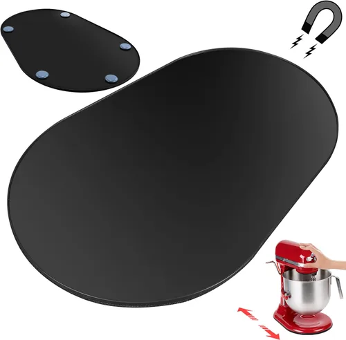 Vista 11 de Alfombrilla Deslizante de Metal para Batidora de Pie KitchenAid - Bandeja Deslizante para Electrodomésticos Mezcladora de Encimera Tabla Deslizante