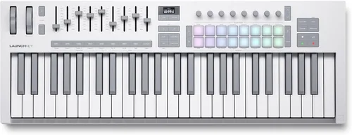 Vista 13 de Novation Launchkey 25 MK4 - Controlador de teclado compacto de 25 teclas, USB, MIDI con integración DAW. Modo acorde, modo de escala, 8 almohadillas