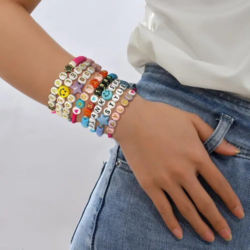 Vista 3 de Gpurplebud 4Pcs Taylor Bracelets Eras Tour Outfits Swiftie Lover 1989 Reputation Speak now Fearless Midnight Taylor Outfit Friendship Music Gifts
