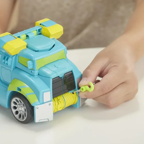 Vista 4 de Playskool Heroes Transformers Rescue Bots Academy Rescue Team Pack, 4 figuras coleccionables de acción convertibles de 4.5 pulgadas, juguetes