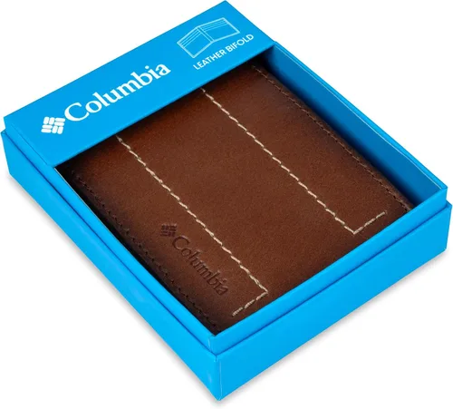 Vista 35 de Columbia Billetera plegable para hombre, múltiples ranuras para tarjetas, ventana de identificación
