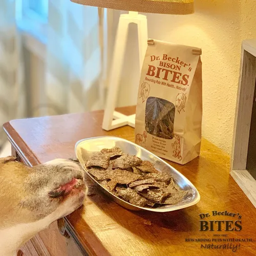 Vista 7 de Dr. Becker's Bites - Golosinas para perros de bisonte 5 onzas