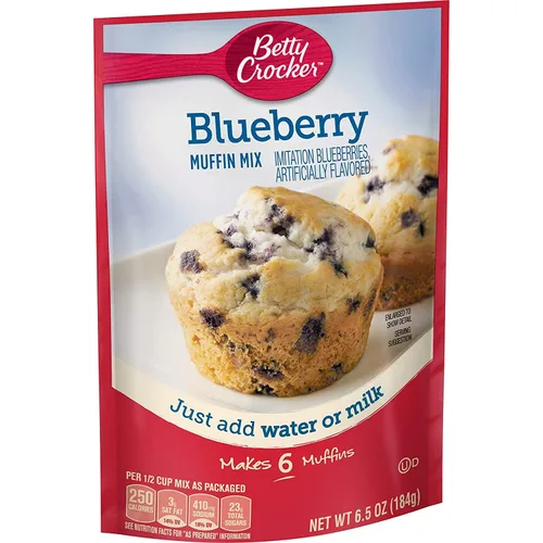 Vista 13 de Betty Crocker Mezcla de muffins de nuez de plátano, hecha con nueces, 6.4 oz.