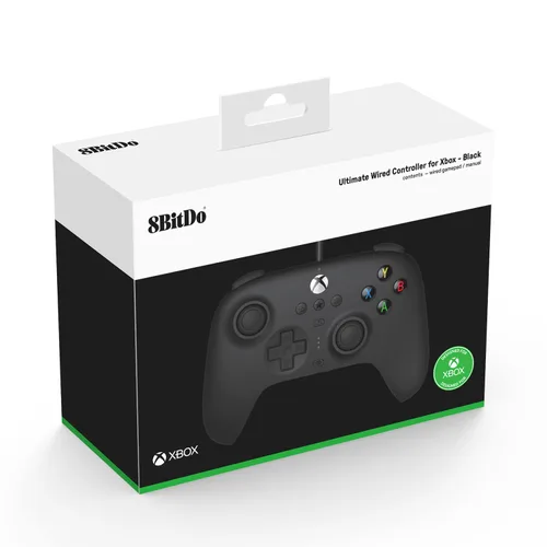 Vista 8 de 8Bitdo Ultimate Wired Controller for Xbox Series XS, Xbox One and Windows, PC Gaming Gamepad with Back Buttons, Trigger Vibration, 3.5mm Audio Jack