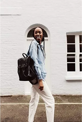 Vista 6 de LaBante London 'Agnes' - Mochila de piel vegana para mujer