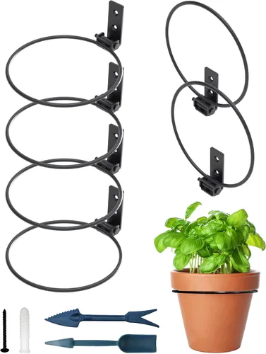 Vista 11 de Anillos plegables para macetas, 4 pulgadas, paquete de 3 Paquete de 3 de 4 pulgadas