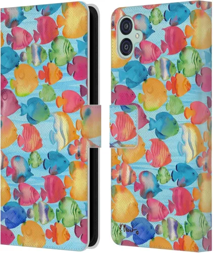 Vista 16 de Head Case Designs Funda de piel con licencia oficial de Paul Brent Agate Mermaid Coastal Book Funda compatible con Samsung Galaxy M04 5G / Galaxy