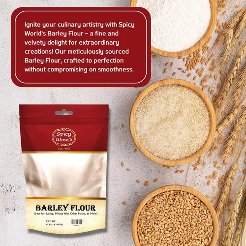 Vista 9 de Spicy World Harina de cebada – Bolsa de 4 libras (64 onzas) Totalmente natural, cruda, cultivada en Estados Unidos Grano de cebada versátil