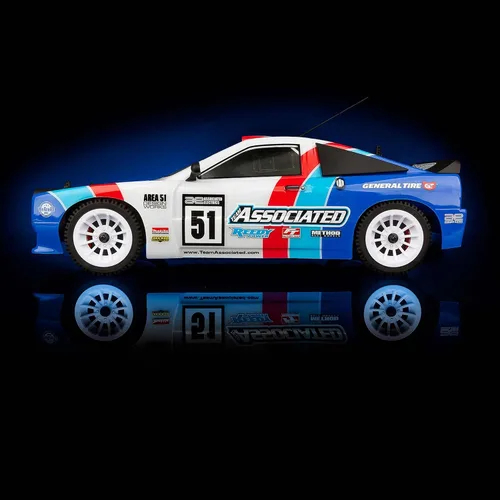 Vista 9 de Team Associated Apex2 Sport, A550 Rally Car RTR LiPo Combo, ASC30126C