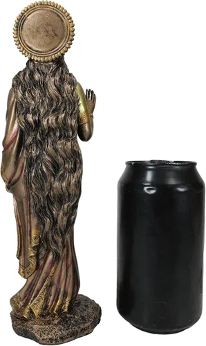 Vista 3 de Ebros Gift Figura decorativa de resina bronceada, hermosa diosa hindú, Sita, deidad de fertilidad, amor, lealtad, 9.25 pulgadas de alto, esposa