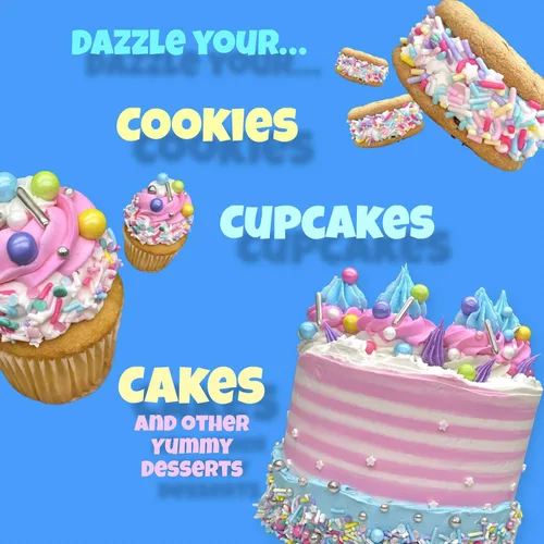 Vista 6 de Manvscakes Mezcla de espolvoreo para servicio de labios Gránulos de San Valentín Gránulos de galletas Gránulos para pasteles Gránulos rosa