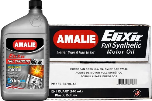Vista 2 de AMALIE Elixir Full Synthetic Euro Mid SAPS C5 508/509 0W-20 Aceite de motor (160-61650-21) RacPac de 6 galones Fabricado en Estados Unidos