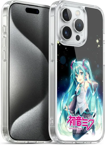 Vista 215 de Head Case Designs Licencia Oficial Hatsune Miku Gráficos Lindos Carcasa de Gel [Protección de Grado Militar] Compatible con Apple iPhone 7