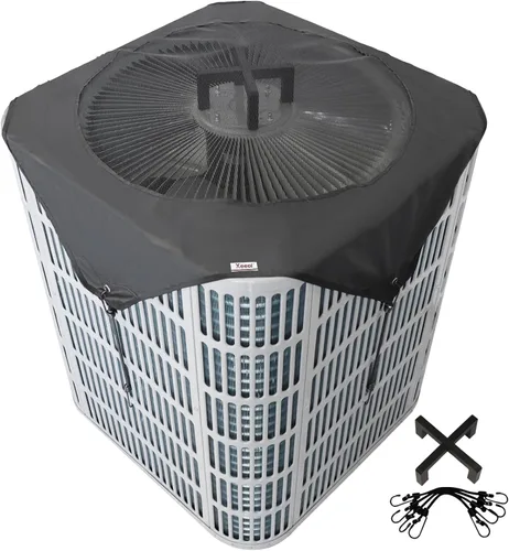 Vista 11 de 26x26 Cubiertas de aire acondicionado central para exterior, cubiertas de unidad de CA de malla más grande al aire libre - Defensor universal