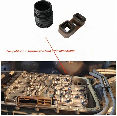 Vista 2 de 1 par de conectores de módulo de cuerpo de válvula de 6 velocidades A/T y sello de cuerpo de válvula de transmisión apto para vehículos Ford