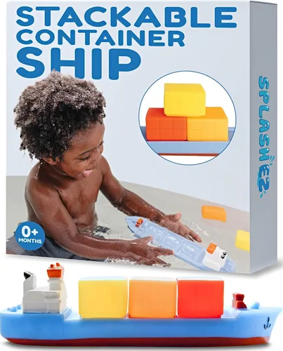 Vista 8 de SplashEZ Juguetes de Baño Sin Moho para Niños y Niños Pequeños Juguetes de Baño para Bebés Sin Agujeros Flores Flotantes Sin Moho para Bañera