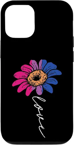 Vista 26 de Funda para iPhone 16 Love Sunflower Floral LGBTQ Bisexual Flag Gay Pride Ally Bi