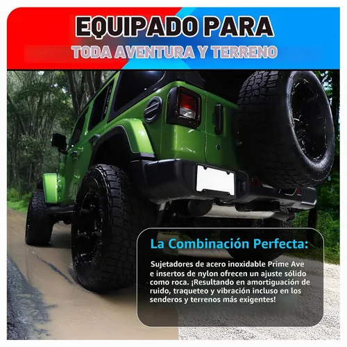 Vista 4 de Tornillos de acero inoxidable con óxido negro de PRIME AVE con insertos de nylon para asegurar placas delanteras y traseras, marcos y cubiertas