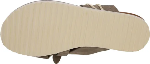 Vista 8 de Sandalias ortopédicas para mujer, pantuflas para caminar con soporte de arco, sandalias casuales antideslizantes A4# Caqui